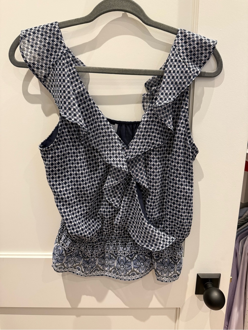 Evereve Peplum Top NWT